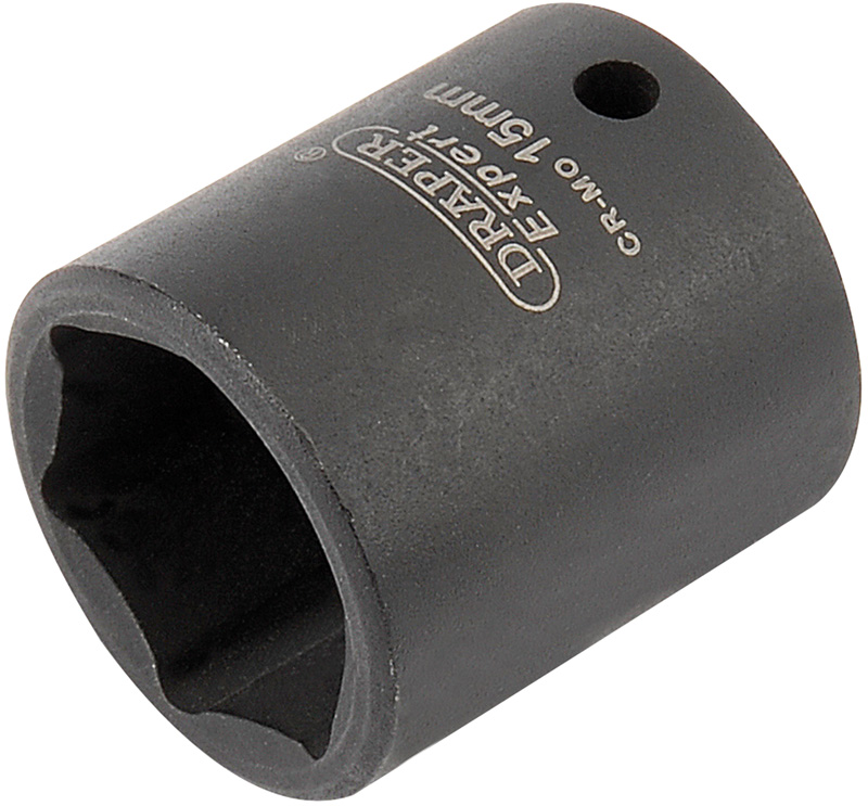Draper 05062 Expert 15mm 1/4" Square Drive Hi-Torq® 6 Point Impact Socket