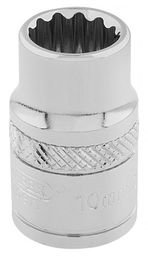 Draper 32770 - HI-TORQ® 12 Point Socket, 3/8" Sq. Dr., 10mm