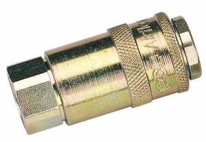 Draper 3/8" Bore Pcl Double Ended Air Hose Connector Sold Loose 25810 
