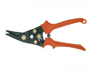 Right and Straight Cut Offset Pass-Through Metal Shears for Soft/Medium  Materials, BAHCO