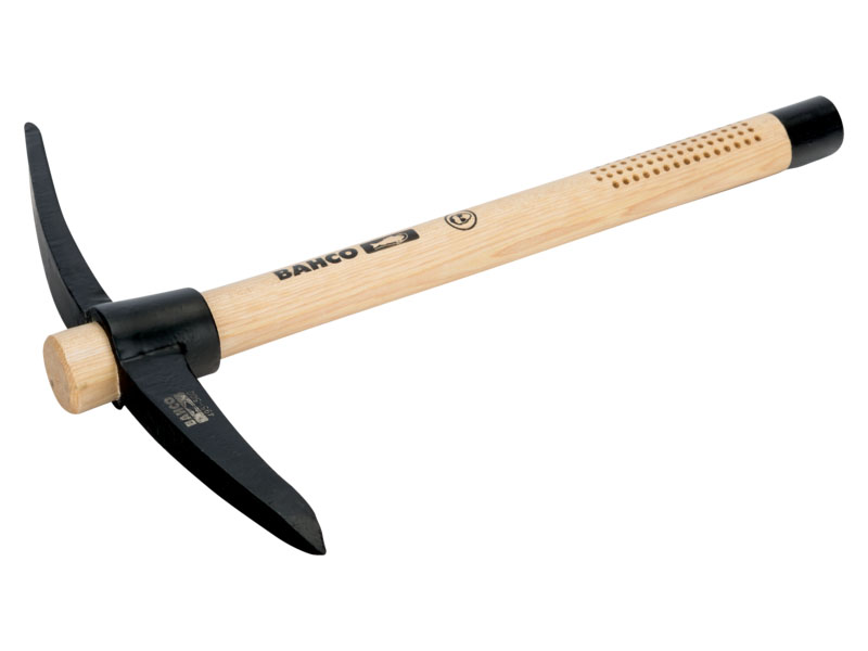 BAHCO 495-500 - Spanish Type Shovel-Pick with Wooden Handle 500 g - Red ...