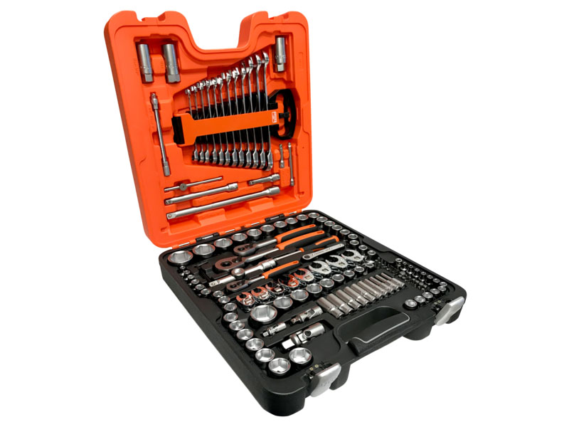 1/4 Square Drive Socket Set with Metric Hex Profile and