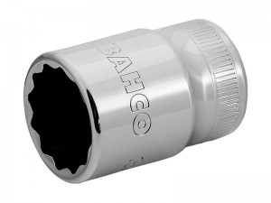 BAHCO SB7800DZ-5/8 - 1/2" Square Drive Socket with 5/8" Bi-Hex Profile Retail Pack
