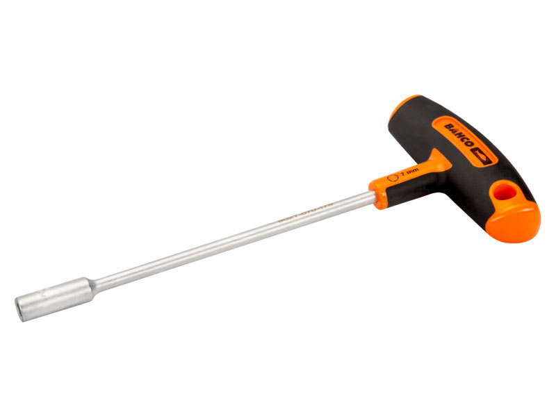 BAHCO 902T 060 150 Hex Head Nut Driver with T Handle Grip 6 mm x 136 mm