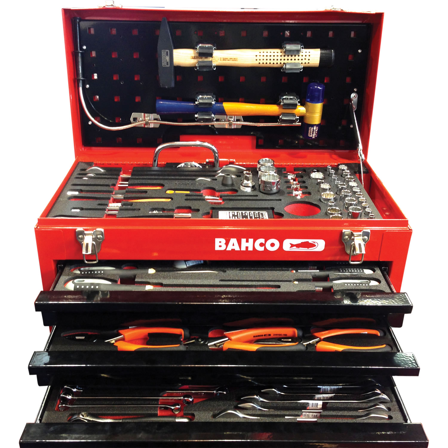 RBI9100TM - Aircraft Mechanic Metal Step Case - Imperial (SAE / Standard)  Kit - Includes 148 Tools - Red Box Tools & Foams