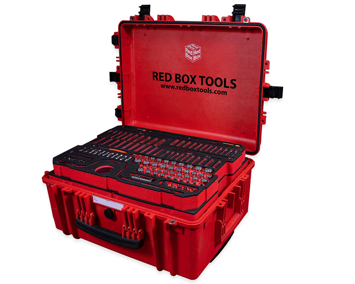 Helibox Trolley Case with Tools and spare foam - RBI8000ST® - Red Box Tools