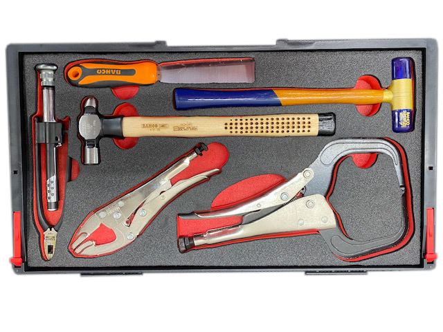 RBI9100TM - Aircraft Mechanic Metal Step Case - Imperial (SAE / Standard)  Kit - Includes 148 Tools - Red Box Tools & Foams