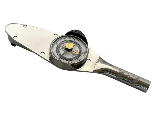 BAHCO - 7454-480A - Mechanical Torque Wrench with Dial Scale, Fixed Square Drive Head & Metal Handle 96 N.m-480 N.m