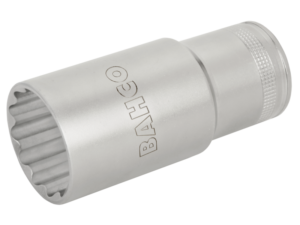BAHCO - SB7805DM-34 - 1/2" Square Drive Deep Socket with 34 mm Bi-Hex Profile Retail Pack